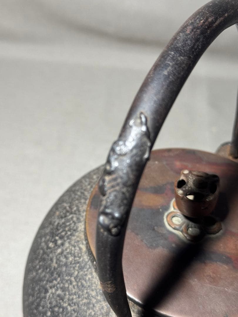 茶道具　無名無地鉄瓶