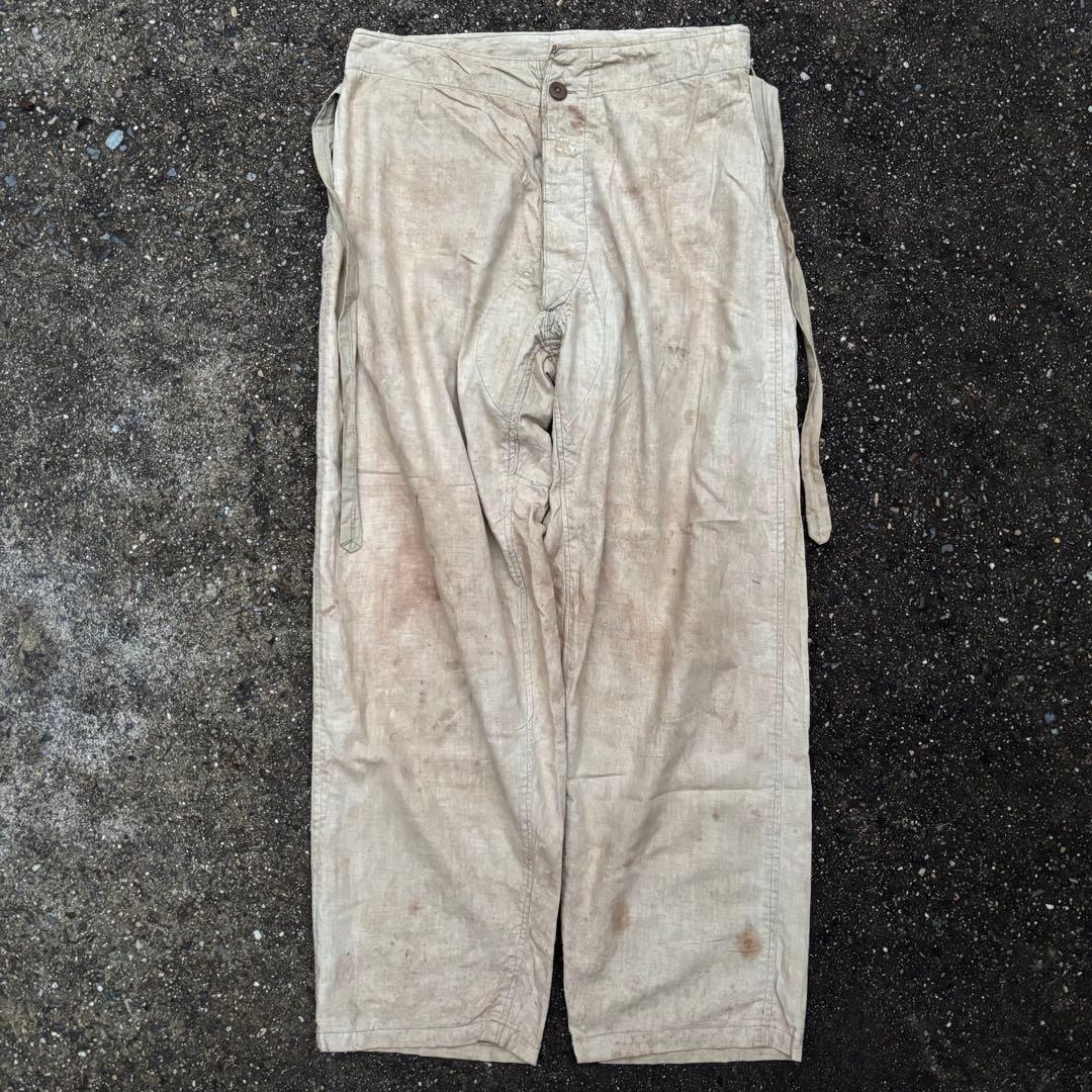 40s〜50s Japan vintage 大日本帝国海軍 パンツ　襤褸