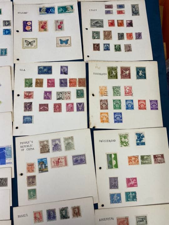 使用済み切手　外国切手　まとめ売り　大量　色々な国の切手　コレクション