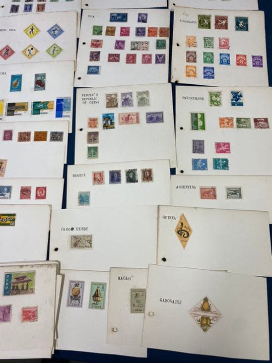 使用済み切手　外国切手　まとめ売り　大量　色々な国の切手　コレクション