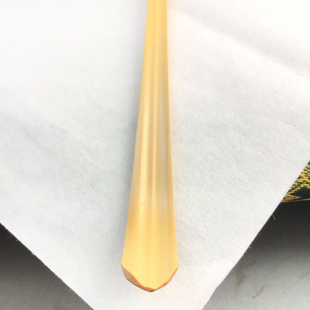 茶道具　茶杓　銘:乱飾　松尾流十二代松尾宗典作　妙玄斎書付　共筒　共箱S83CS