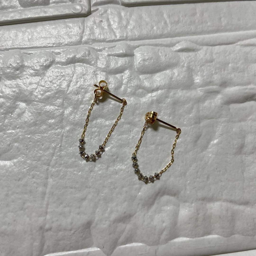 uniさま専用 エテ ete K18YG e_Grain バイカラー ピアス