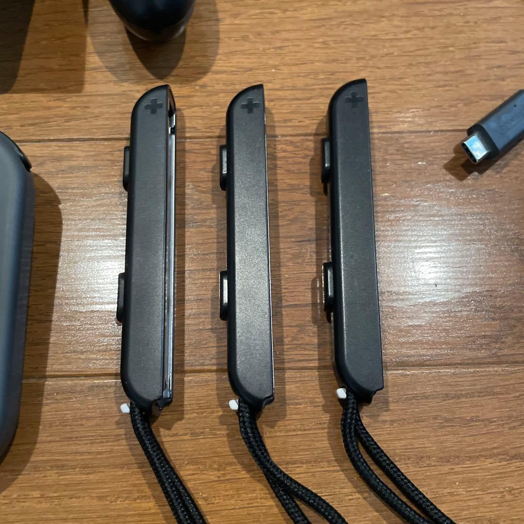 Switch本体グレー、Joy-Con左、SDカード128GB