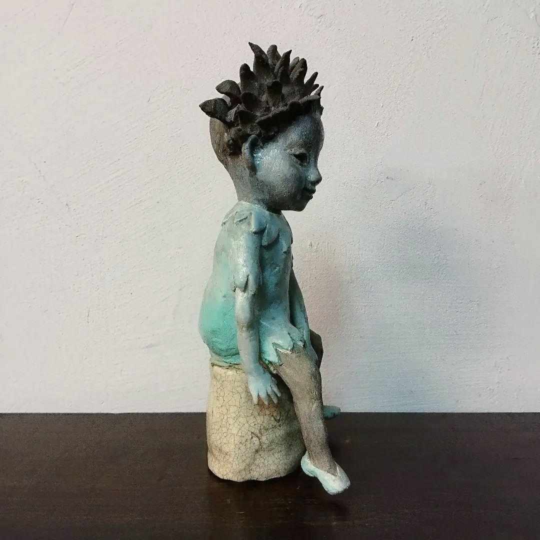 【結城美栄子】陶人形 作家もの