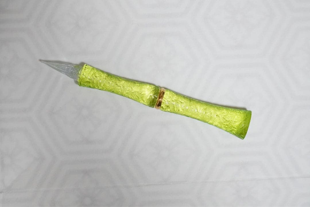 Glass Studio TooS TAKETORI スリム 百華 若草色