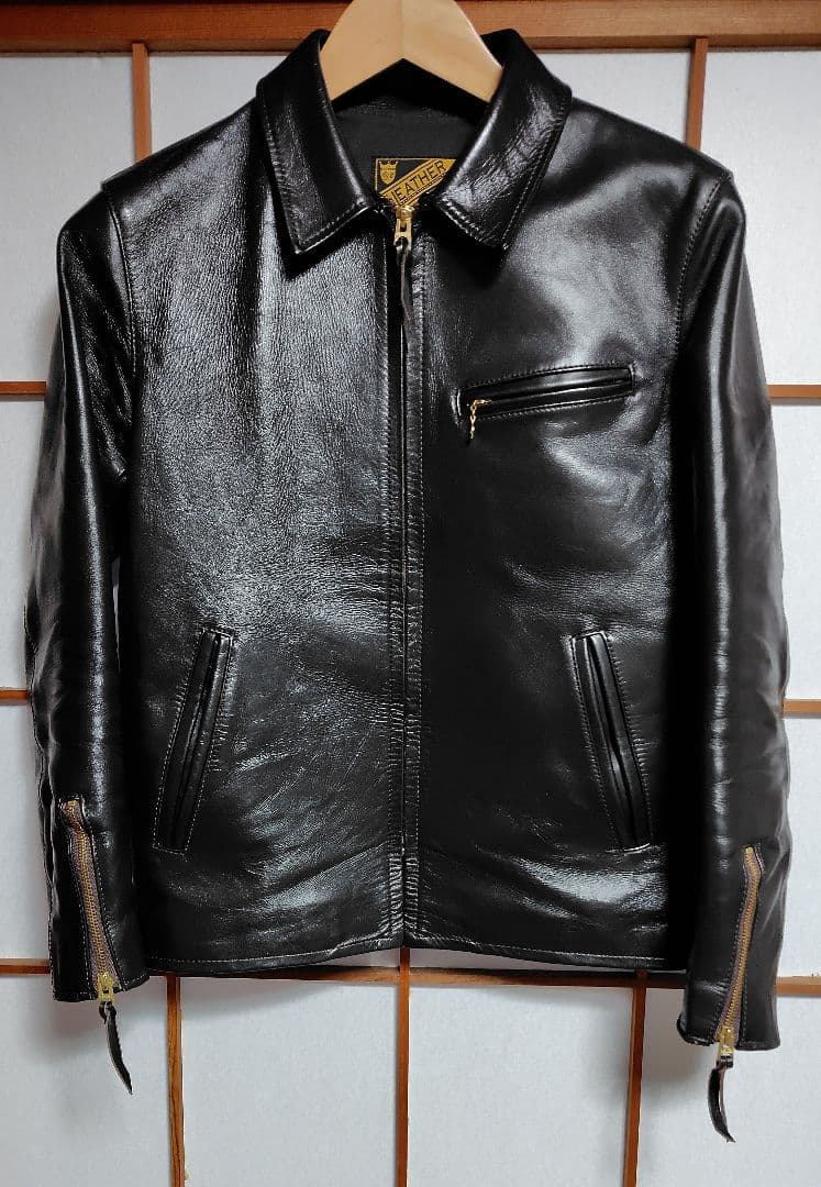 ワイツーレザー ヴィンテージホースライトシングルライダース(PR-65)