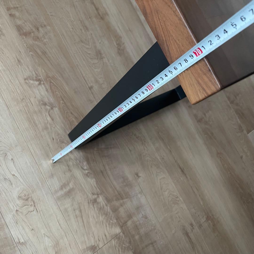 ウォルナット　アイアン　ダイニングテーブル