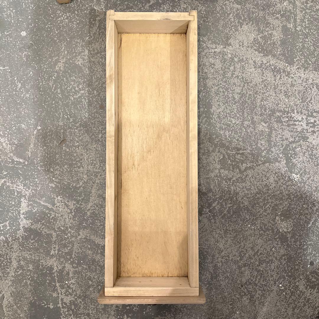 年末年始saleヴィンテージ　木製サイドテーブル　引き出し付き　剥離