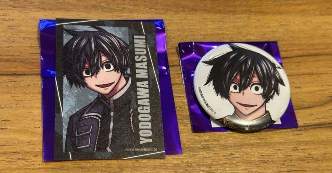 桃源暗鬼 キャラカード 缶バッジ 淀川真澄 セット