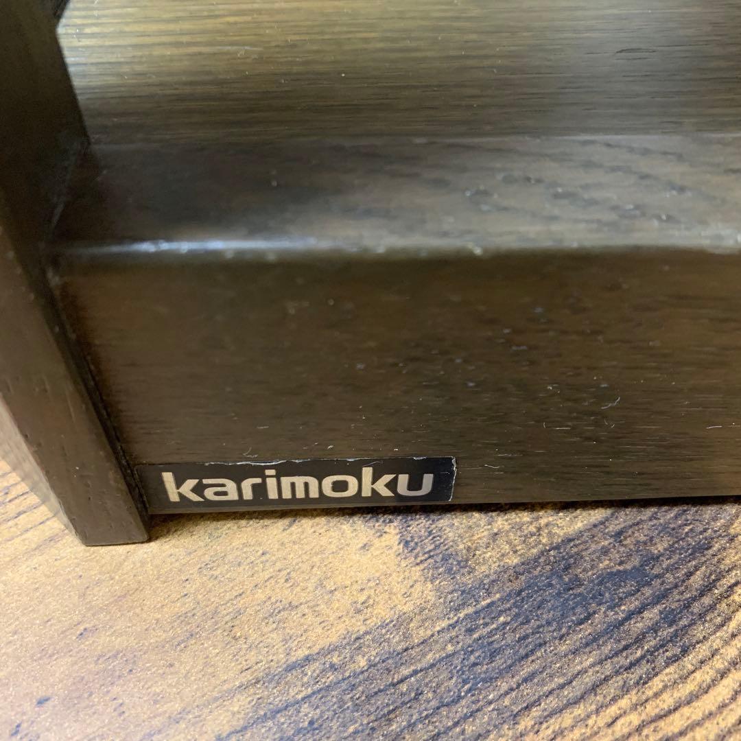 カリモク　サイドテーブル　花台