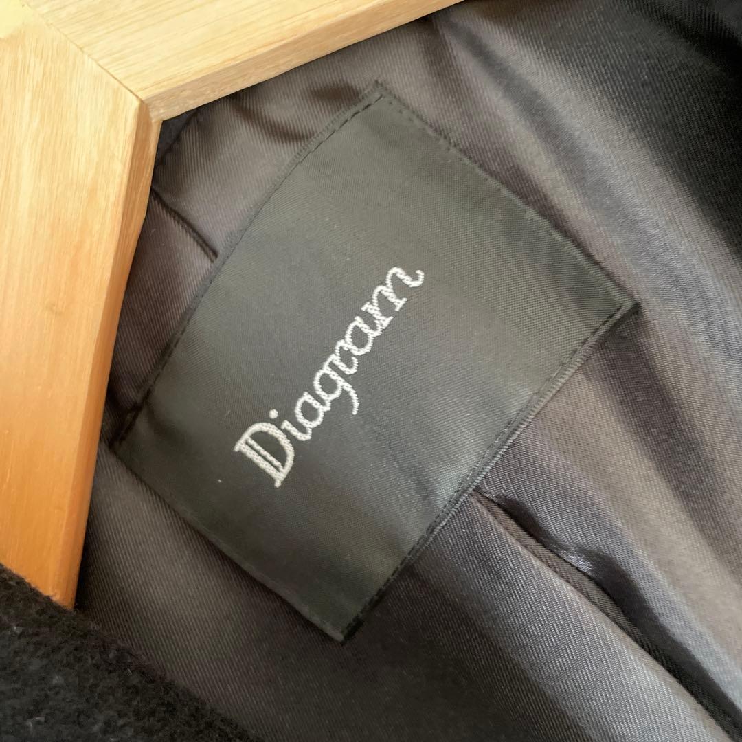 今期　ダイアグラム　ウールチェスターコート