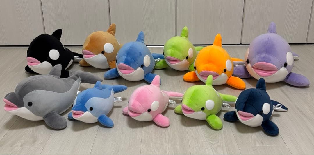 須磨シーワールド　シャチ　イルカ　ぬいぐるみ　クジ　限定カラー　2等　3等 4等