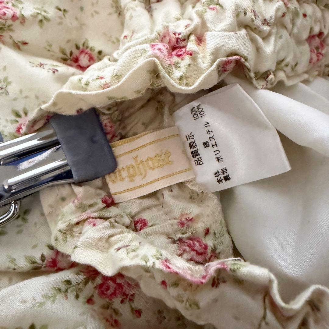 メタモルフォーゼ　小花柄　バラ柄　フラワーブーケ　スカート　アンダースカート