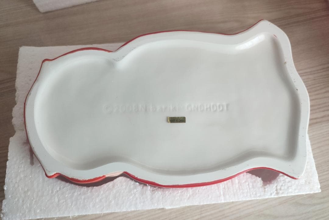 【未使用】 崖の上のポニョ　キャンディーポット　蓋付き菓子入れ　ジャー　ジブリ