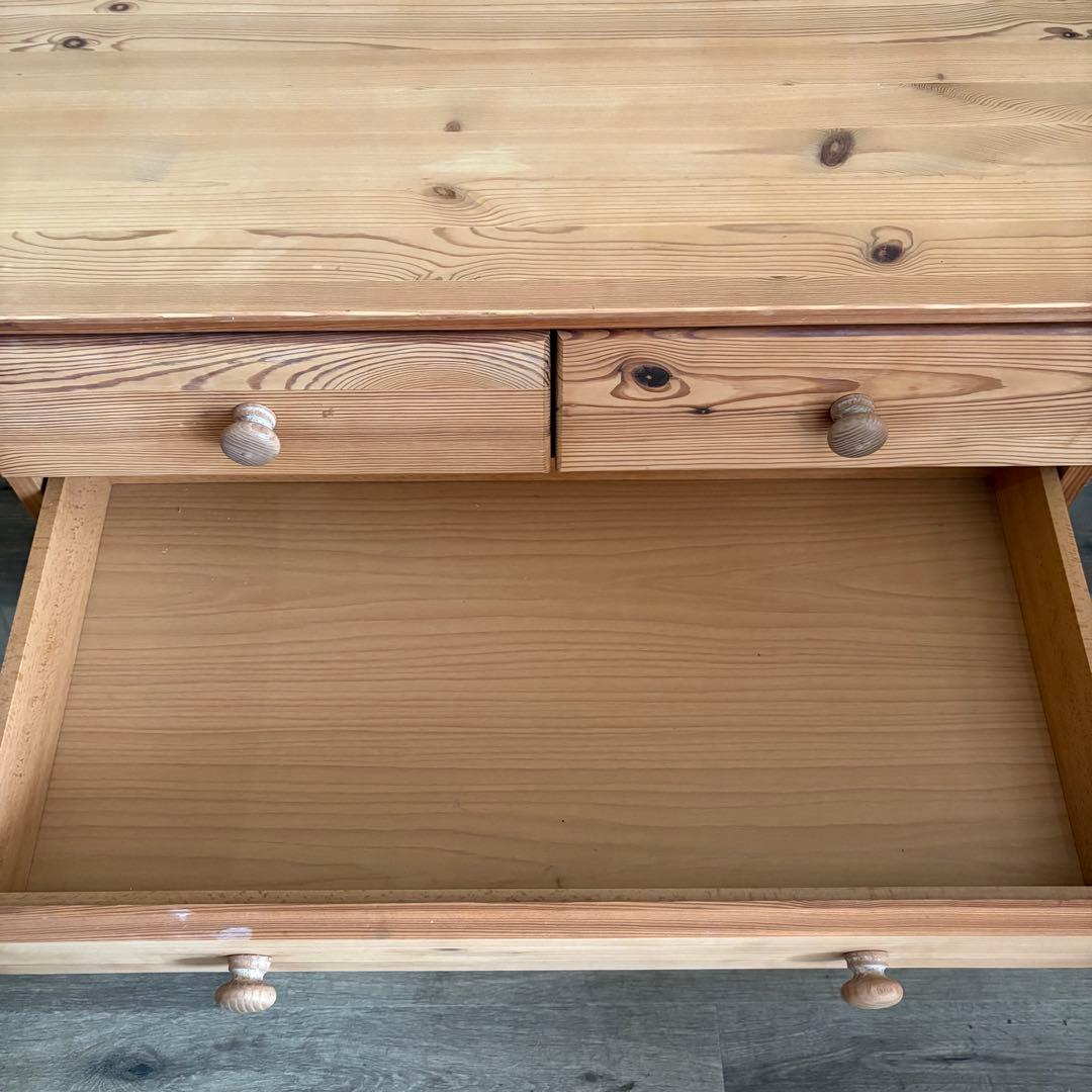 パイン材　カントリースタイル　ミドルチェスト