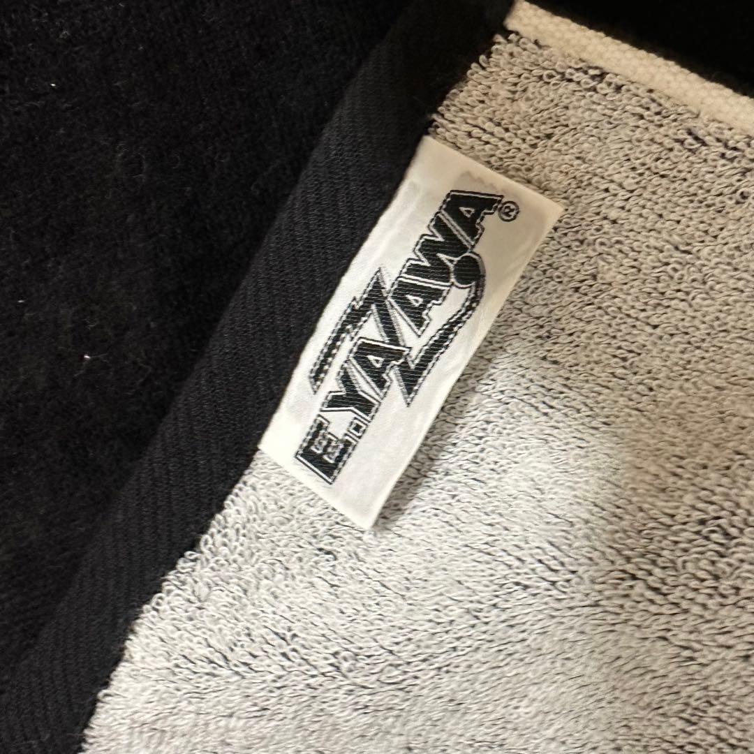 【美品】矢沢永吉/スペシャルビーチタオル/ロゴ/ブラック×ゴールド