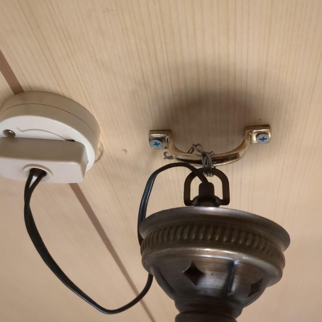 カラフルモザイク　5連トルコランプ　電球付き　引掛けシーリング