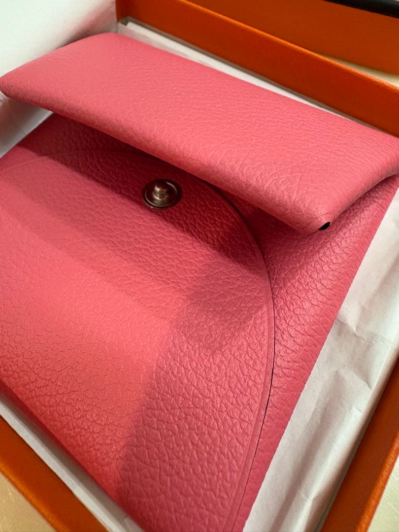 HERMES 未使用　バスティア　シェーブル　U刻印　ケース