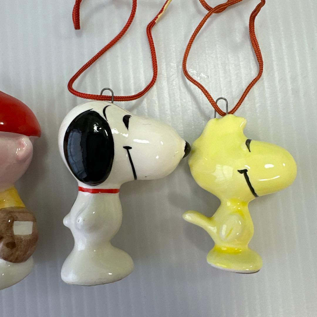 snoopy スヌーピー peanuts ヴィンテージ　オーナメント 4体セット