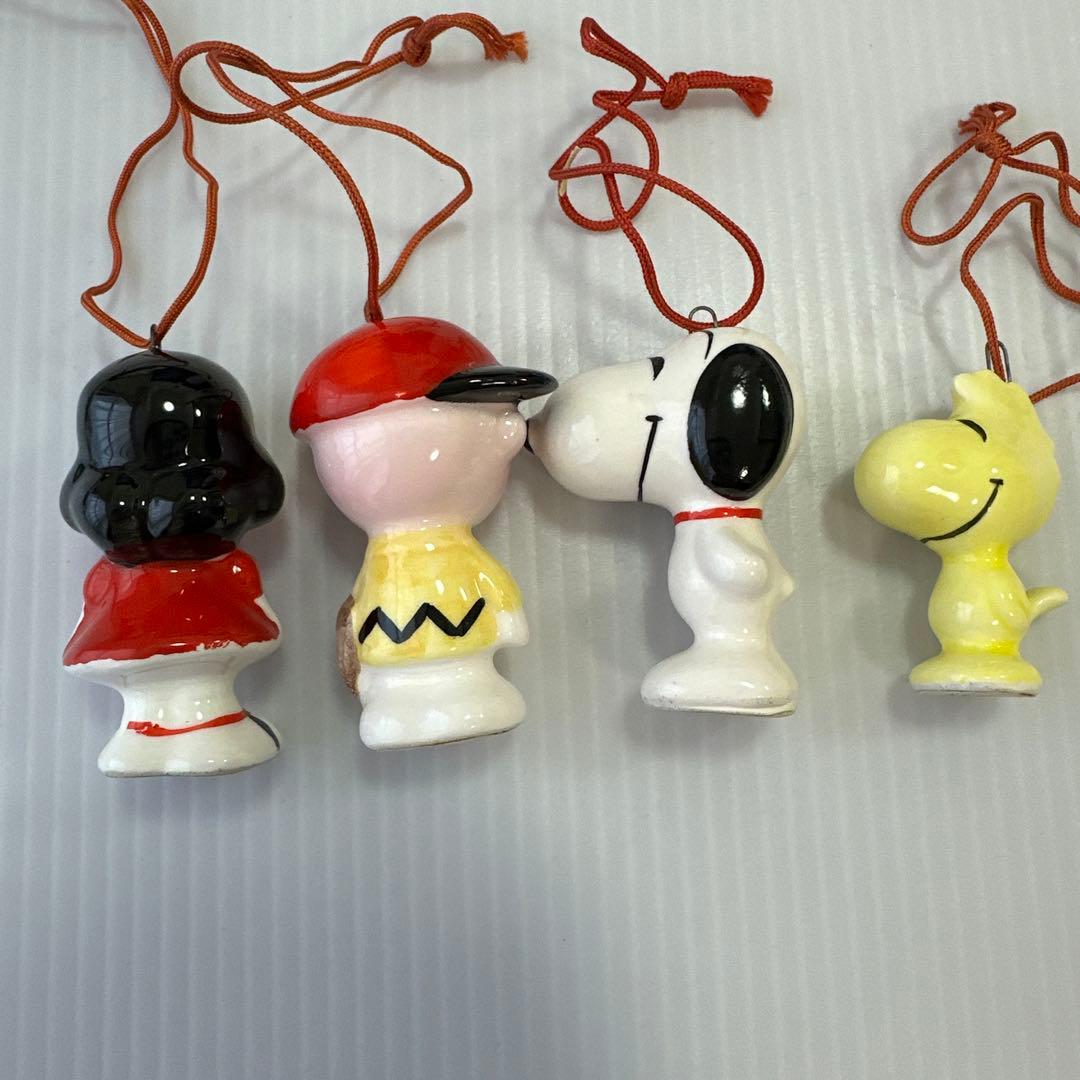 snoopy スヌーピー peanuts ヴィンテージ　オーナメント 4体セット