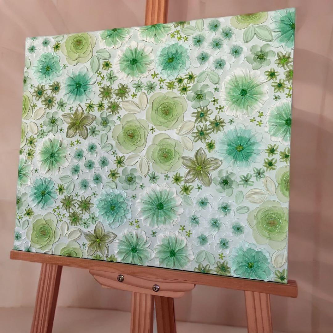 花柄 アート テクスチャーアート ボタニカル フランフラン　ウェディング