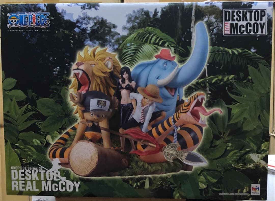 デスクトップリアルマッコイ ワンピース 02 フィギュア　メガハウス　ルフィ