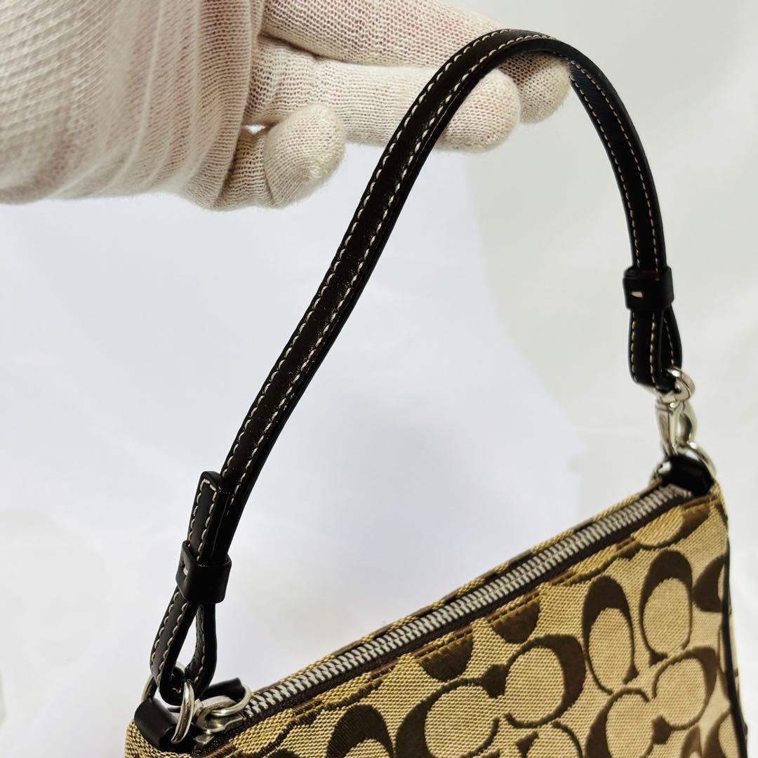 COACH シグネチャー 6094 アクセサリーポーチ ショルダーバッグ