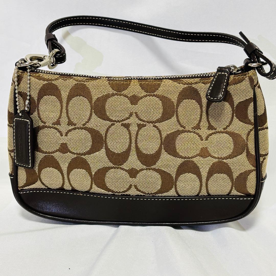 COACH シグネチャー 6094 アクセサリーポーチ ショルダーバッグ