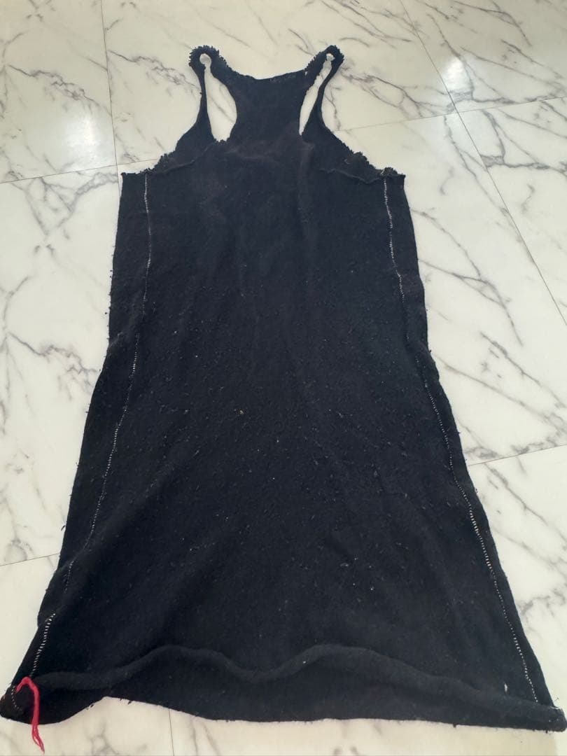 L.G.B. ブラック ノースリーブタンクトップ　メンズ0サイズ