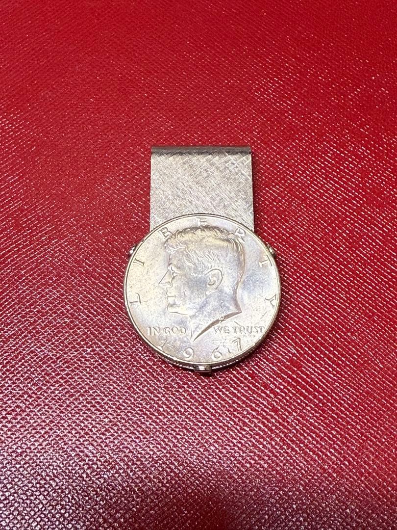 1967年 ジョン・F・ケネディ ハーフダラー　クリップ