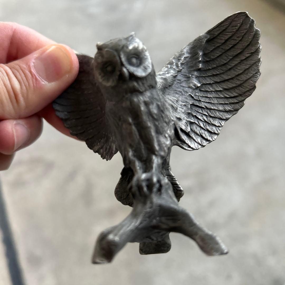 極造形美⭐︎FM社製　フクロウ　アンティーク　置物