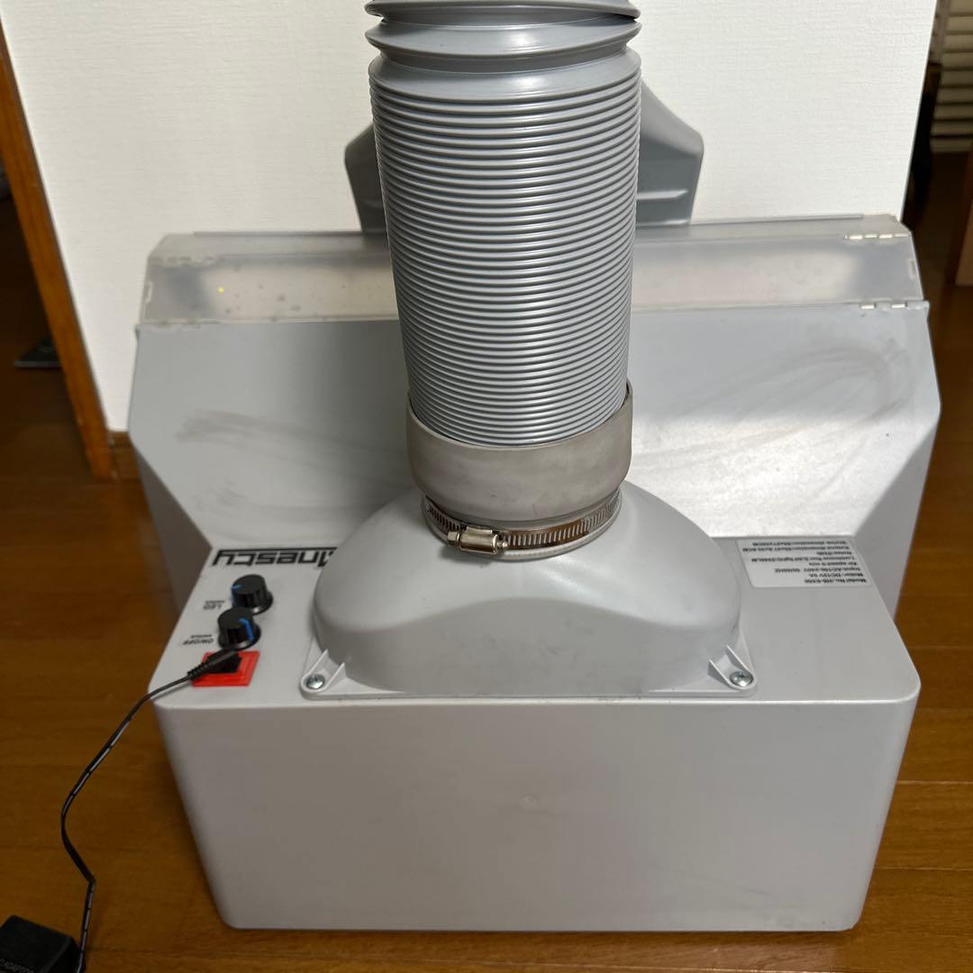 塗装 ブース ファン2基 風量 無段階調整可　エアブラシコンプレッサー付き