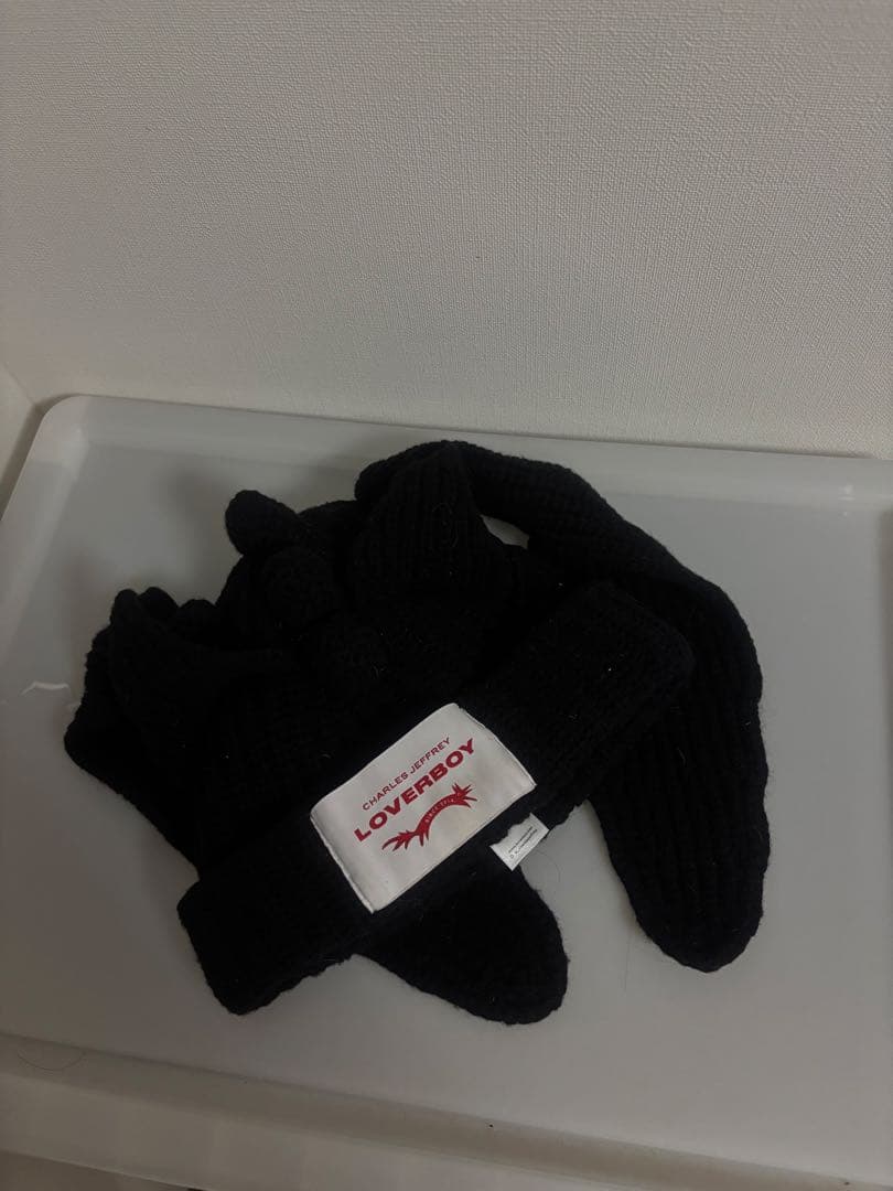 LOVERBOY キメラ　ニット帽　黒