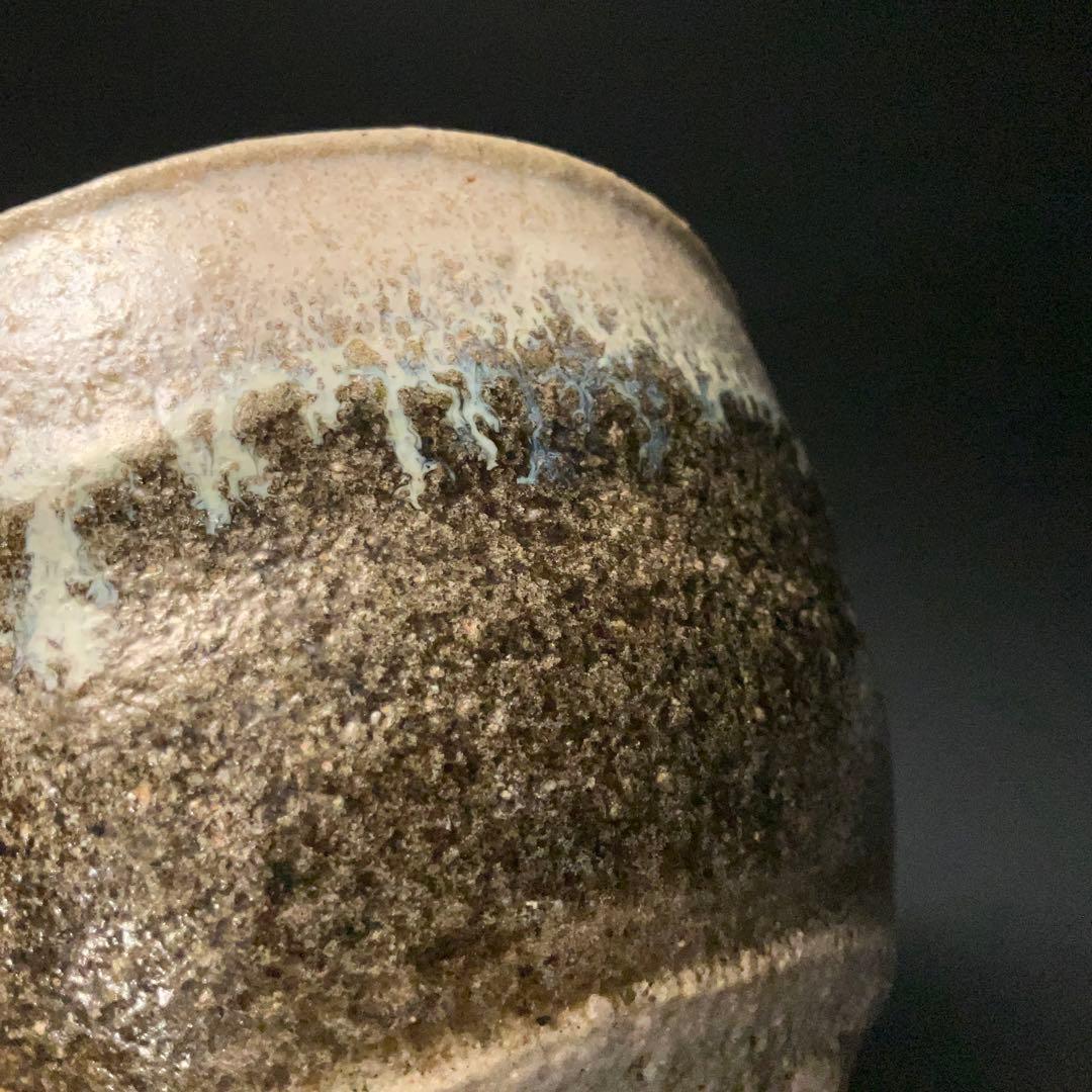 【抹茶碗】西岡小十　朝鮮唐津抹茶碗　共箱　茶道具　金直し　R1266ダN3