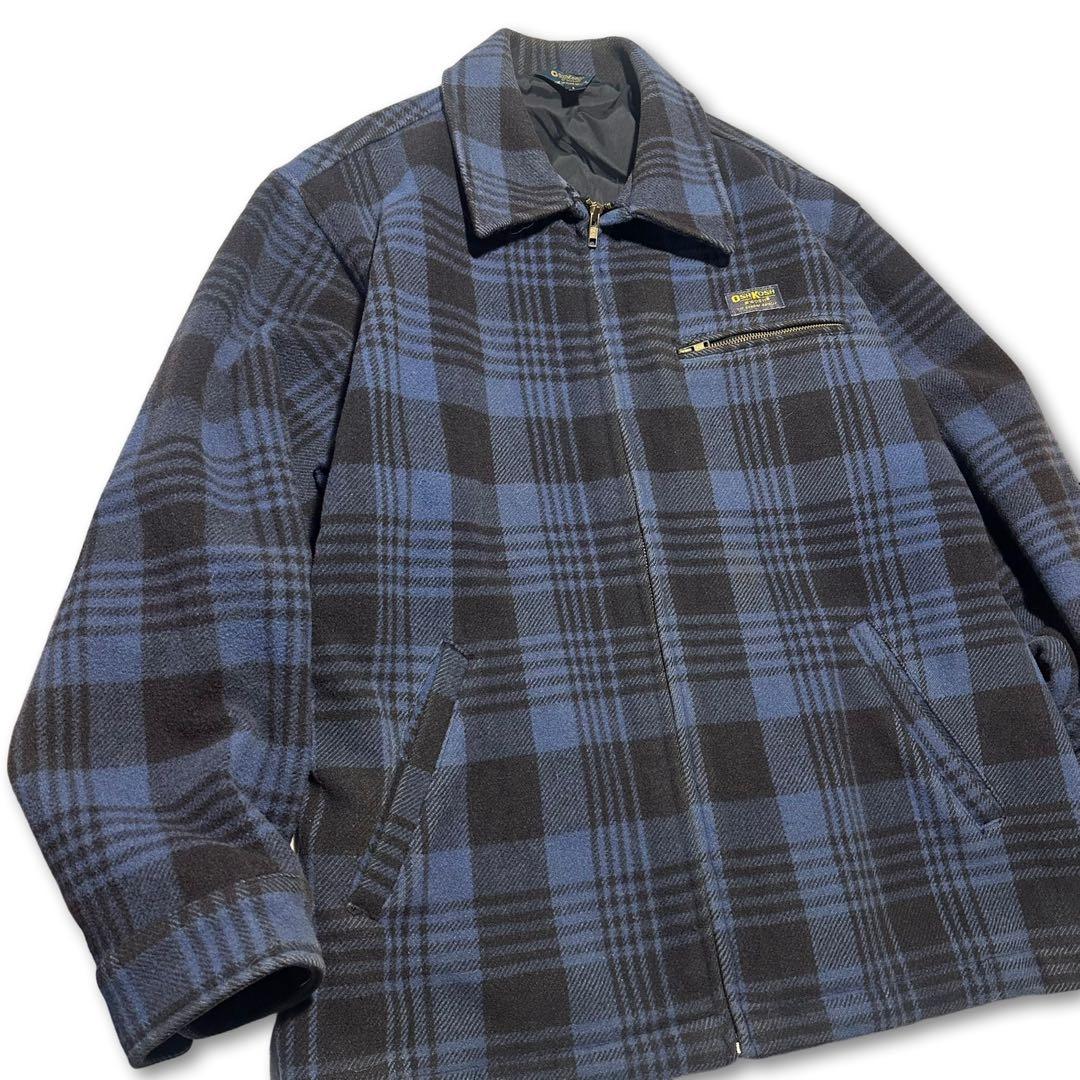 70s OSHKOSH チェックウールジャケット vintage