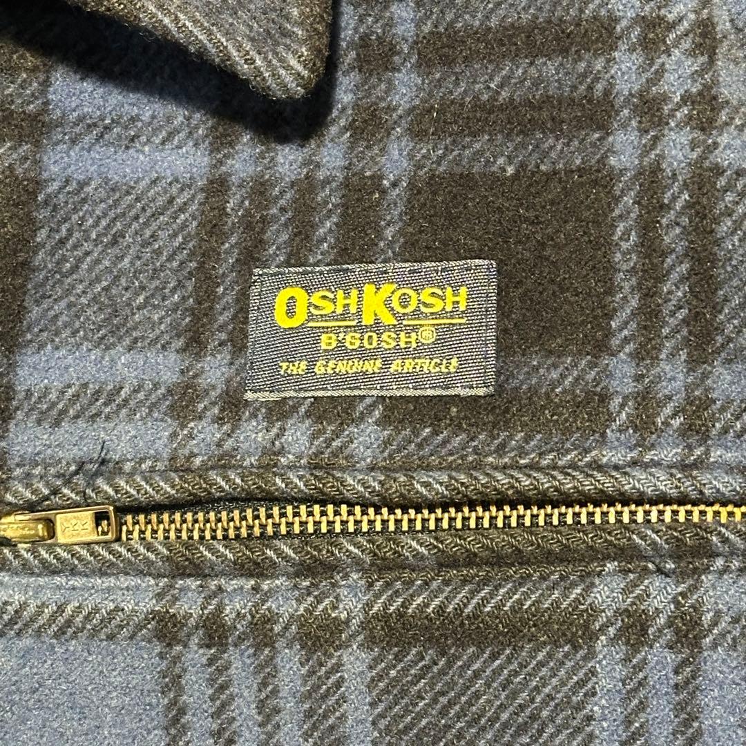 70s OSHKOSH チェックウールジャケット vintage