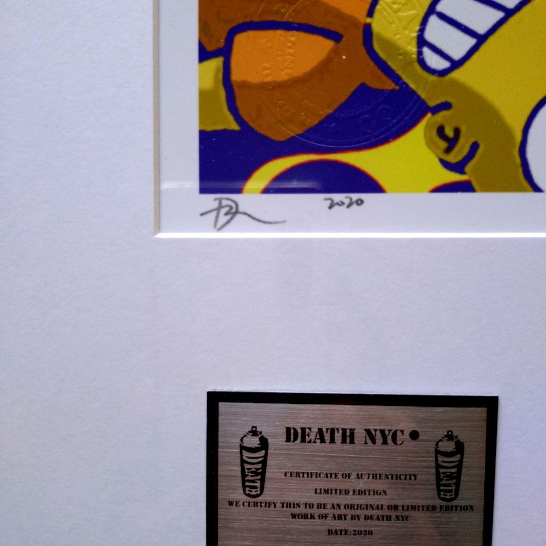 death nyc 額装　アートポスター　スヌーピー　シンプソンズ