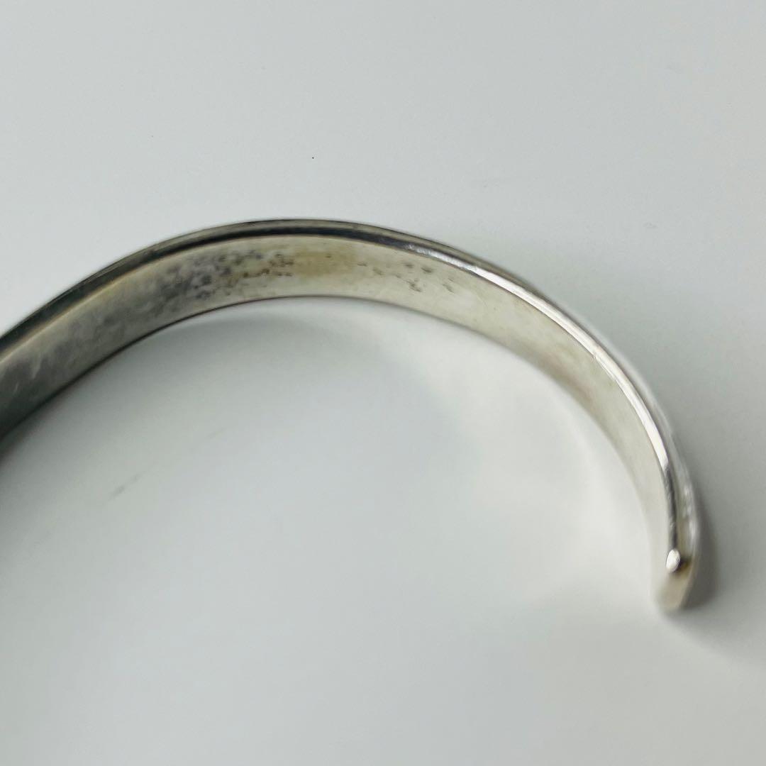 Navajoナバホ族Bruce MorganバングルブレスレットSterling