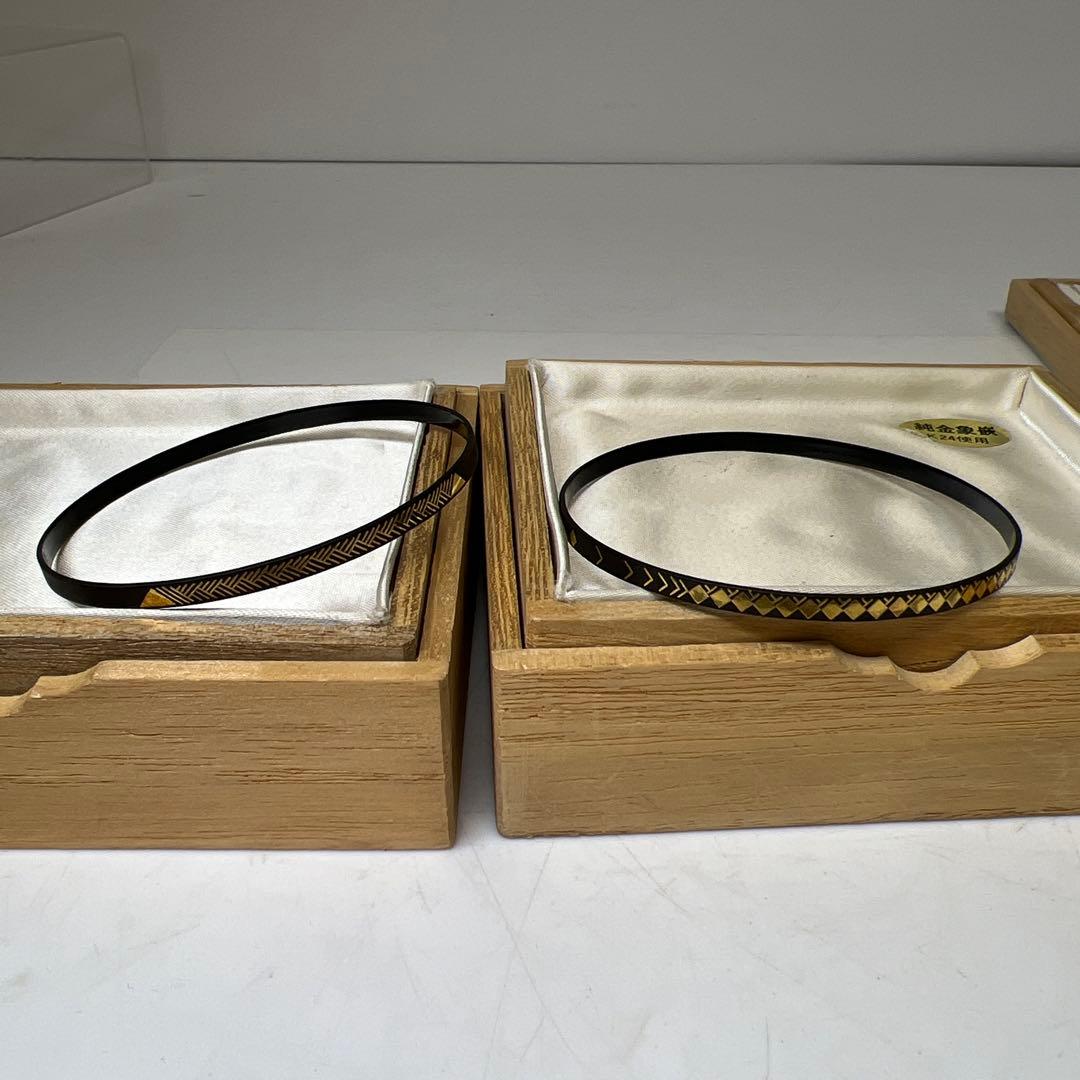 肥後 純金象嵌 アクセサリー 共箱 色々 東キ8-0127②