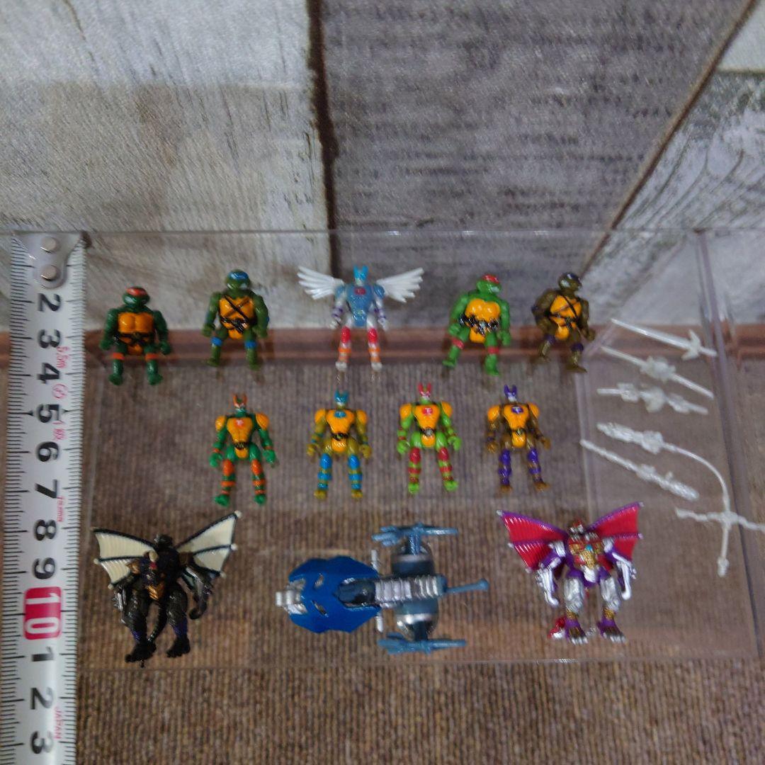当時物 激レア ミュータントタートルズ ミニタートルズセット1 フィギュア