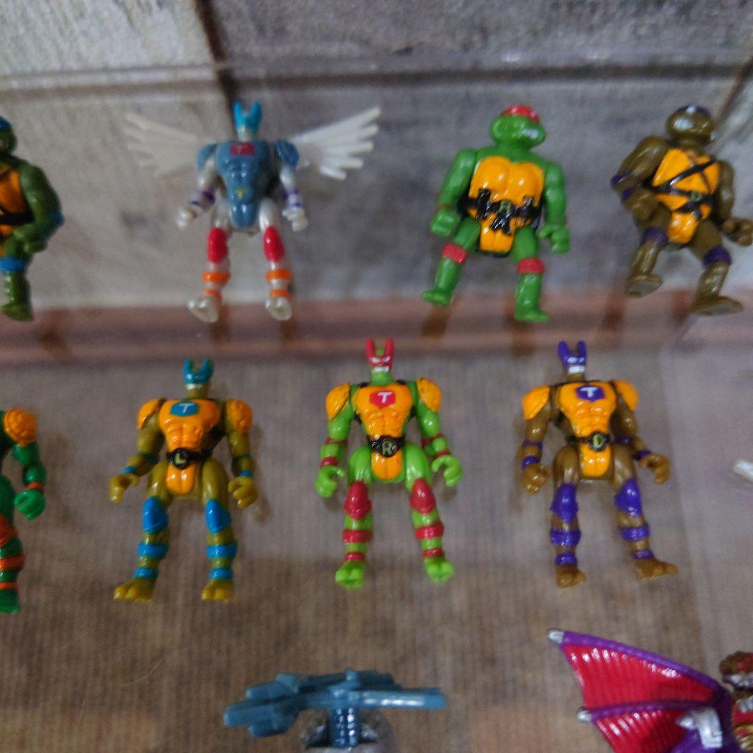 当時物 激レア ミュータントタートルズ ミニタートルズセット1 フィギュア