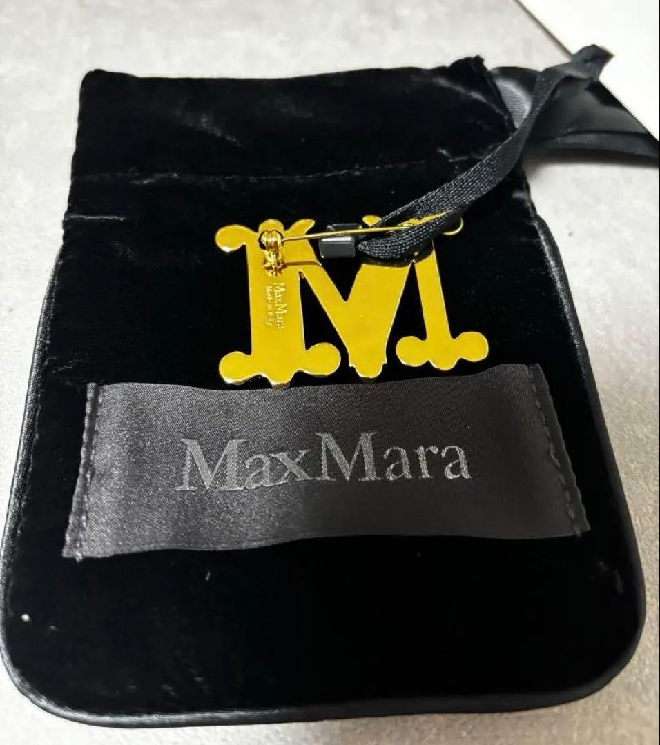 MAX MARA ブローチ BATH マックスマーラ ロゴ