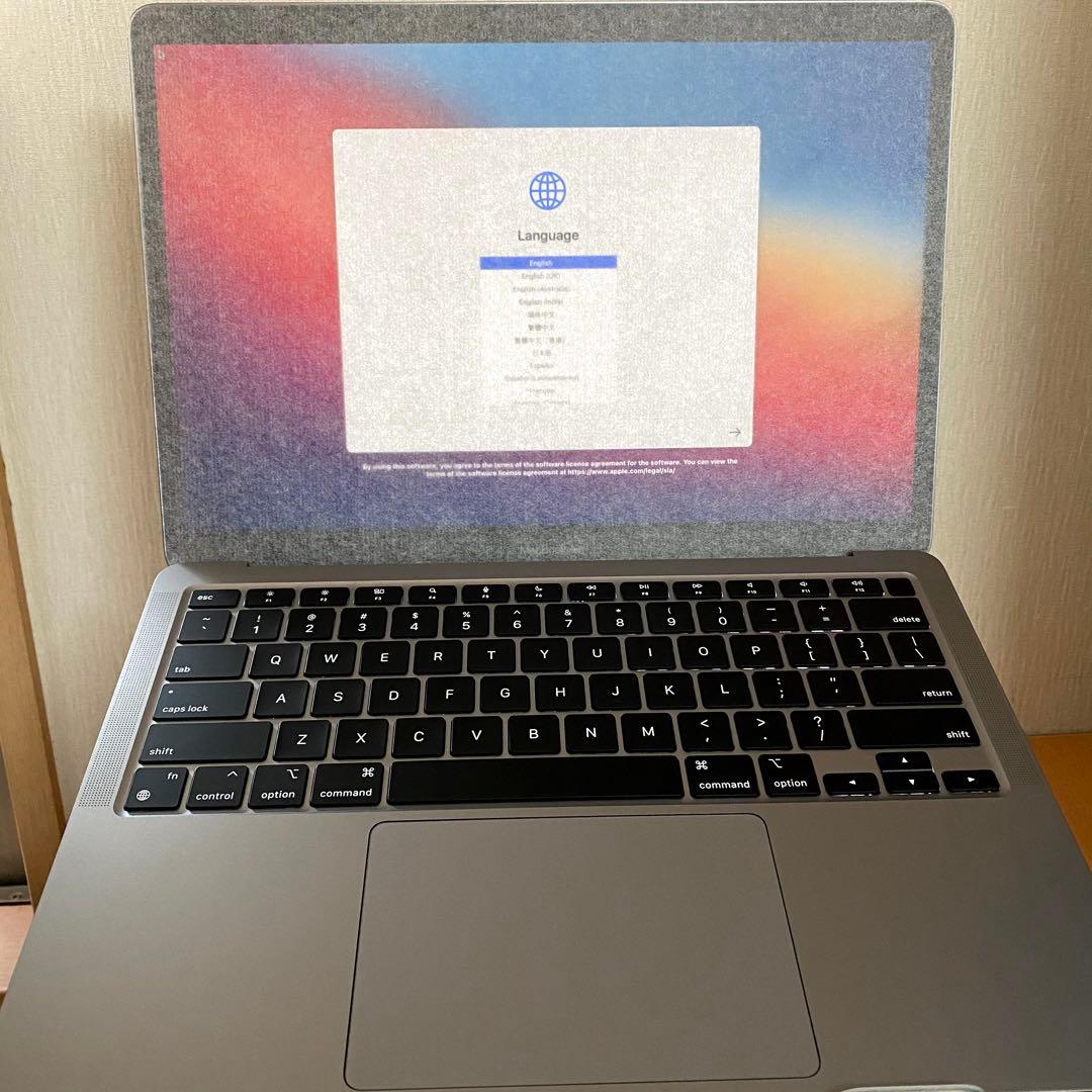【充放電36回】M1 MacBook Air 16GB/512GB/US配列