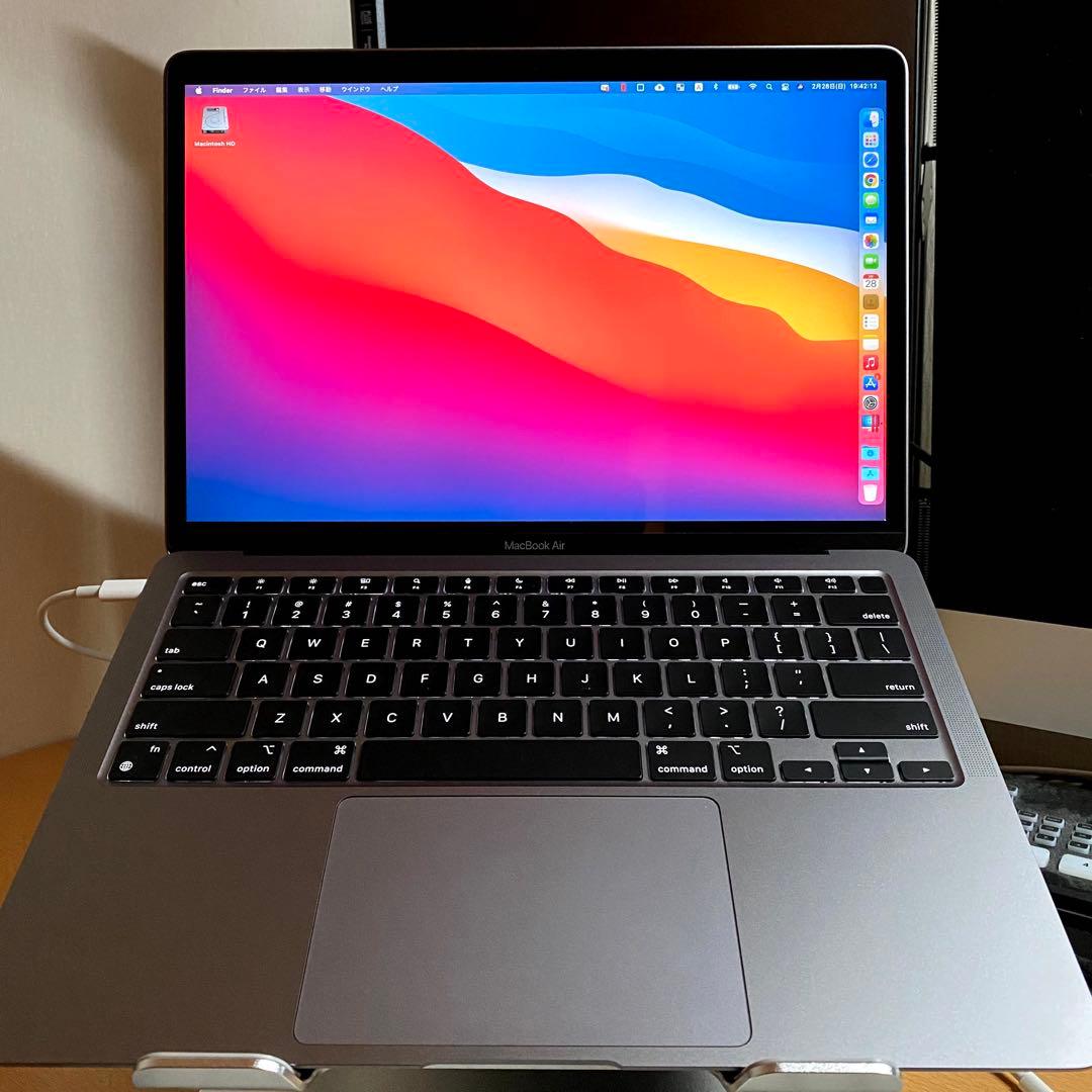 【充放電36回】M1 MacBook Air 16GB/512GB/US配列
