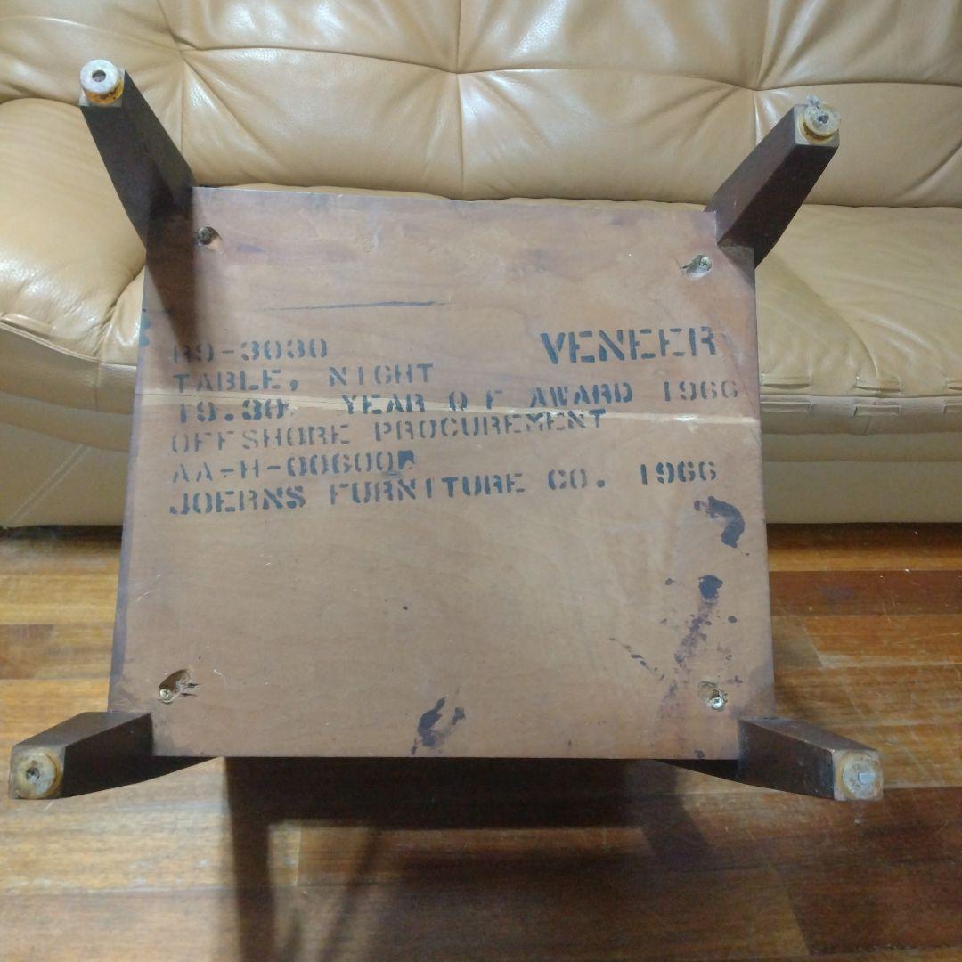 米軍USミリタリー家具ナイトテーブルミッドセンチュリービンテージインテリアUSA