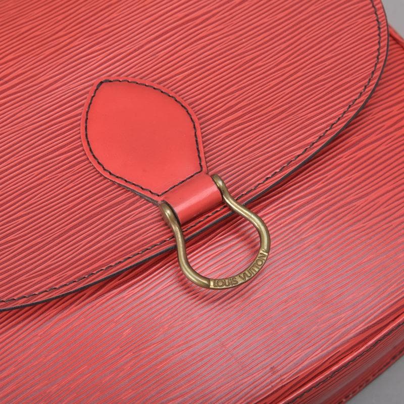 美品◇ルイヴィトン サンクルー ショルダーバッグ M52197 エピ レザー 赤