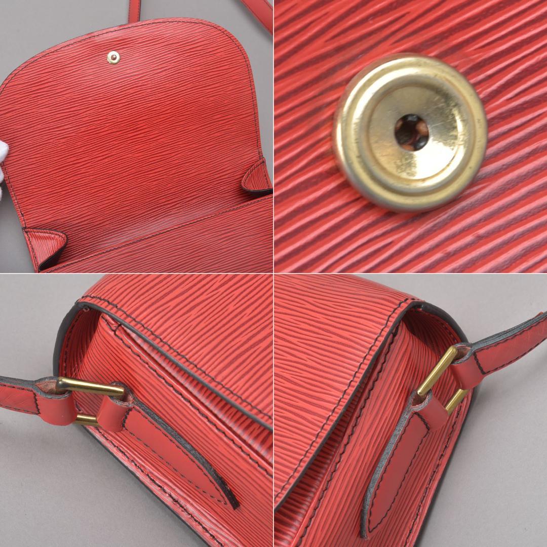 美品◇ルイヴィトン サンクルー ショルダーバッグ M52197 エピ レザー 赤