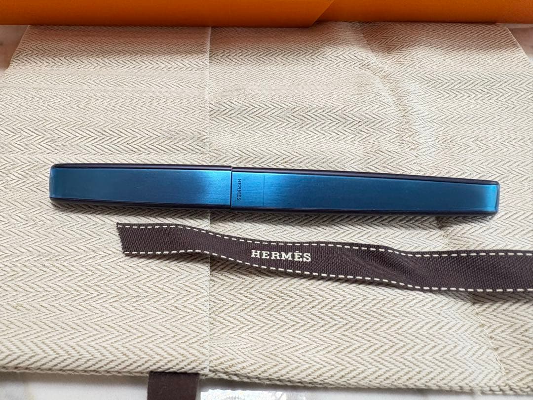 【未使用品】HERMES エルメス　ノーチラス　青い　ボールペン　文具
