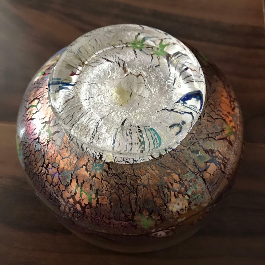 大川薫 銀継ぎ玻璃茶碗