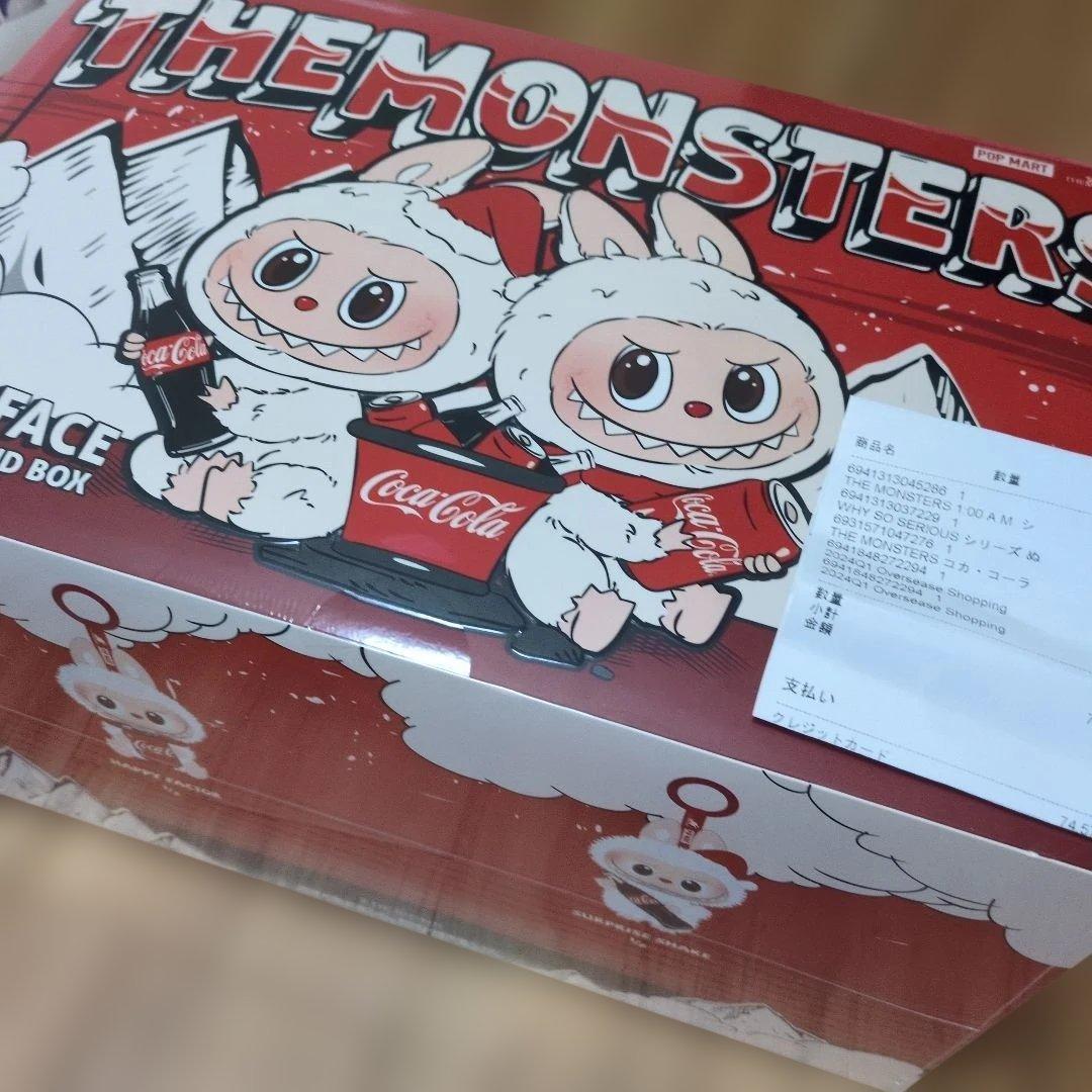 【新品】THE MONSTERS コカ・コーラ シリーズ ぬいぐるみ　ラブブ正規